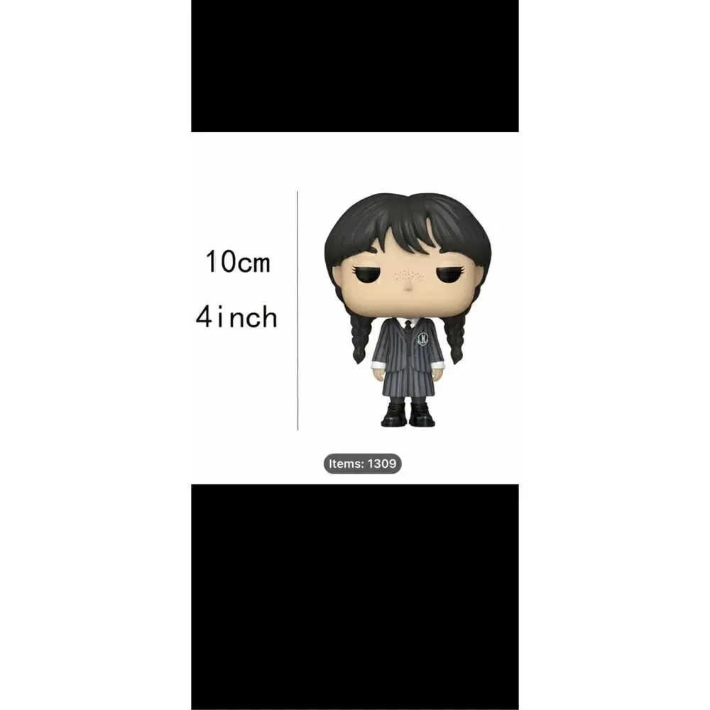 Funko Pop  1309 Wednesday figure from adams family